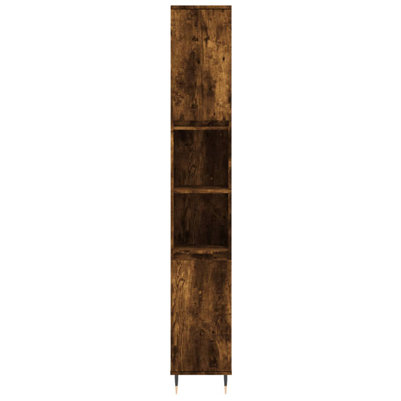 Bathroom Cabinet, Smoked Oak