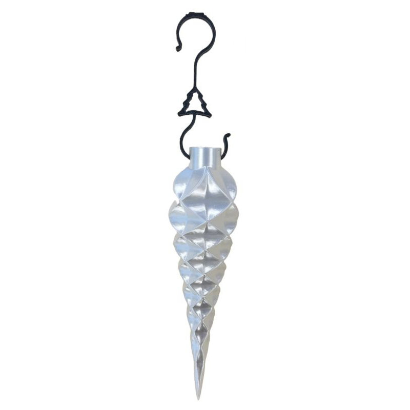 3D Printed Diamond Patterned Icicle Ornament