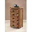 Auckland Solid Wood 56 cm W Chest of 5 Drawers