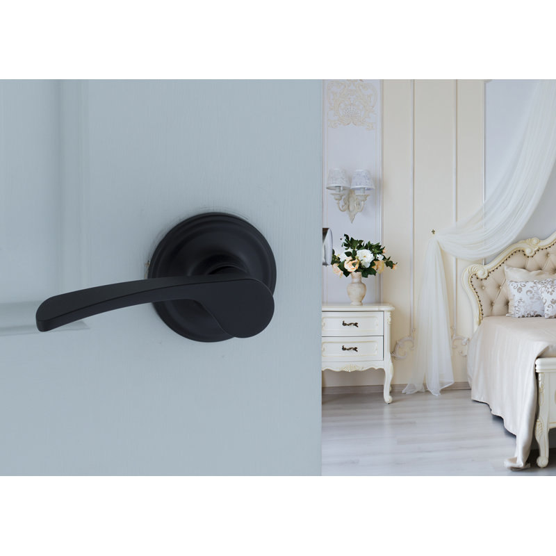 Poignée de porte Residential, Noir, Gauche