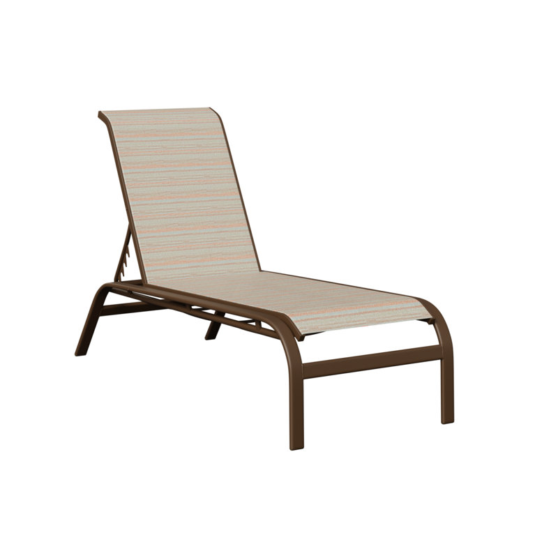 Chaise longue sans accoudoirs Berlin Gardens Murphy, Filon de bois mesquite, Kaki
