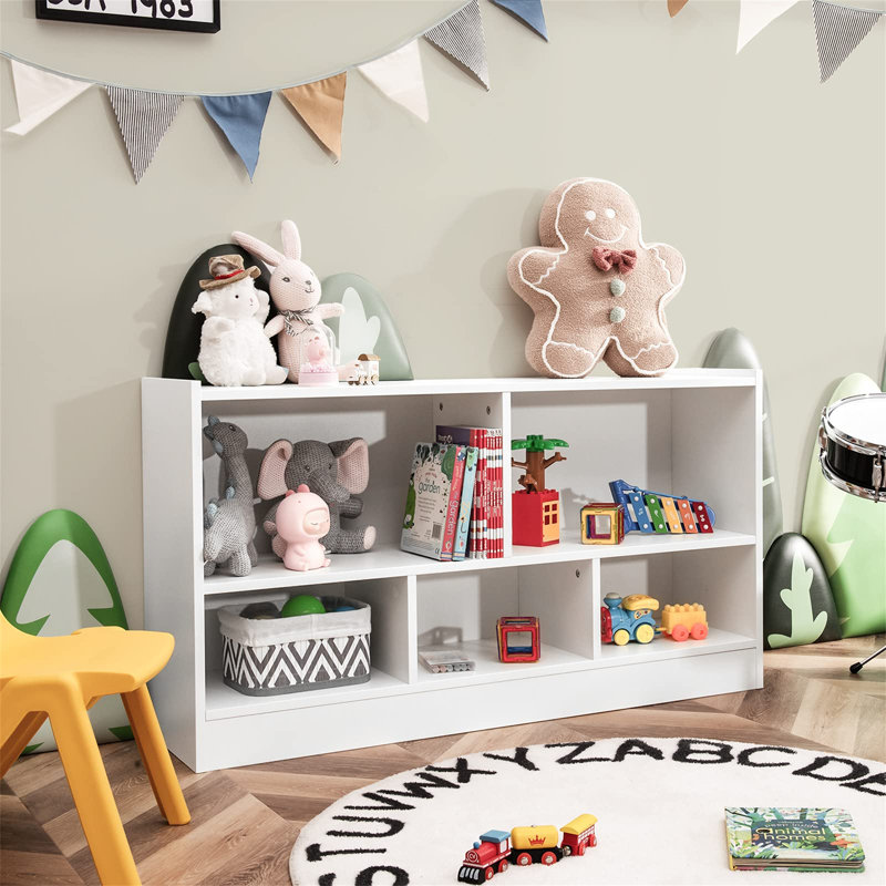 Filia 61.5cm H x 111cm W Cube Bookcase, White