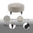 Upendo Pattern Fabric Ottoman W/Casters (Only Including Ottoman)