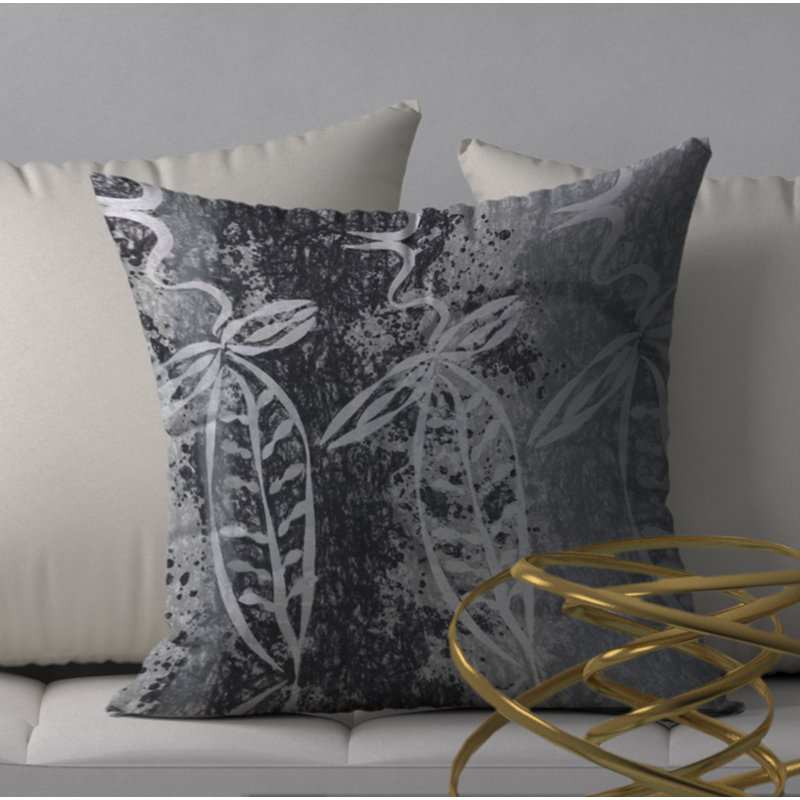 Abstract Reversible Throw Pillow, 20" x 20"