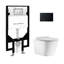 Ensemble de toilette à fixation double Calice 0,8 / 1,6 GPF Calice-108927930
