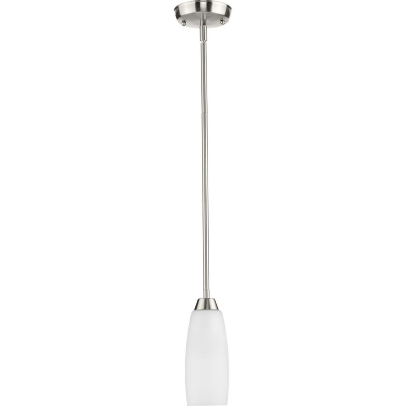 Charleston 1 - Light Brushed Nickel Single Pendant