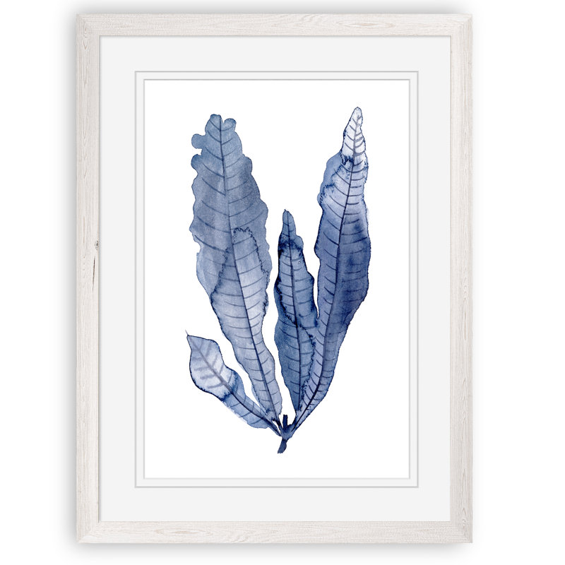« algues under water iv » par paul cezanne-cadre photo, reproduction d’art, H 30 po x l 22 po x P 1,25 po, Blanc