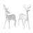 Rustic Reindeer Figurines, 8.5 Inches