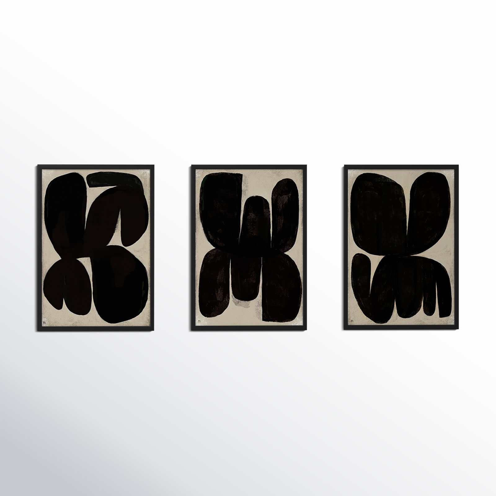 Night Butterfly by StudioM, Black, 20" H x 14" W x 1.25" D