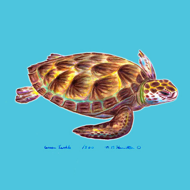 Sous-verre de tortue de mer
