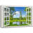Window Scenery " Window View of Lake in The Forest Nature Pictures Rustic Scenic Relax Calm Ultra " Print-98449173
