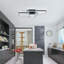 Canace 3-Light RectangleLED Flush Mount Ceiling Light-830285389