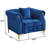  40.9" Velvet Chesterfield Chair-115797538