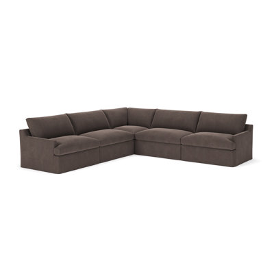 Wrenley 5-Piece Slipcovered Modular Sectional