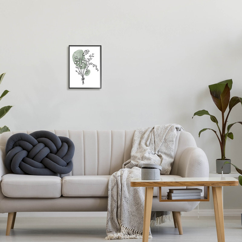 Ensemble de fleurs de muguet, art numérique par JJ Design House LLC, H 14 po x l 11 po x P 1,5 po