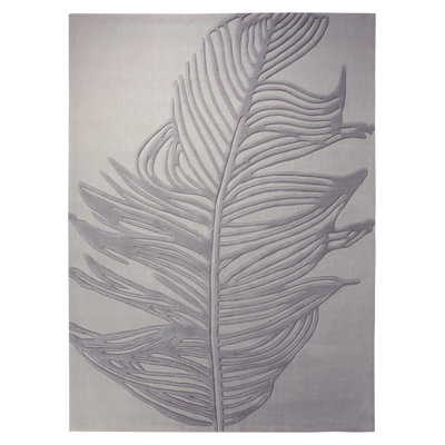 Feather Floral Hand Woven Area Rug