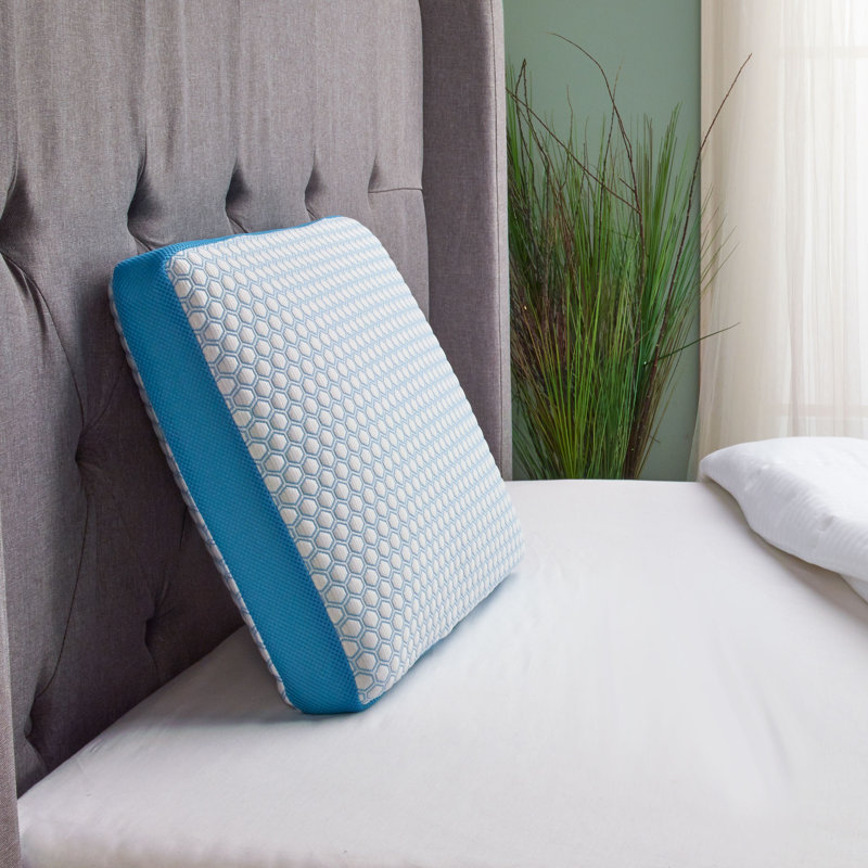 Cooling Blue Memory Foam Side Sleeper Pillow