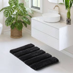Chanchal Tufted Pearl Channel Bath Rug