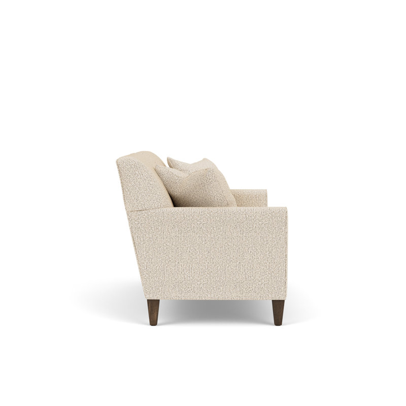 Canapé à accoudoirs arrondis 70 po, Polypropylène beige / oléfine