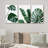 Minimal Botanical Vibrant Green Monstera and Banana Leaf Trio Botanical-72966494-72966493