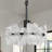 1 - Light Dimmable Single Pendant With 6 Glass Petal Shade-667874576