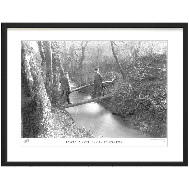 Lamorna Cove, Rustic Bridge 1903 - Single Picture Frame Print, 40cm H x 50cm W x 2.3cm D