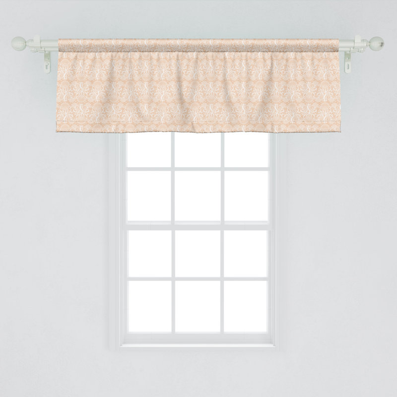 Ensemble de 2 cantonnières Ambesonne Peach Colours, L 54 po x L 12 po