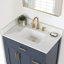 Ensemble de meuble-lavabo simple 36 po avec miroir Gavino-7614878-7614877