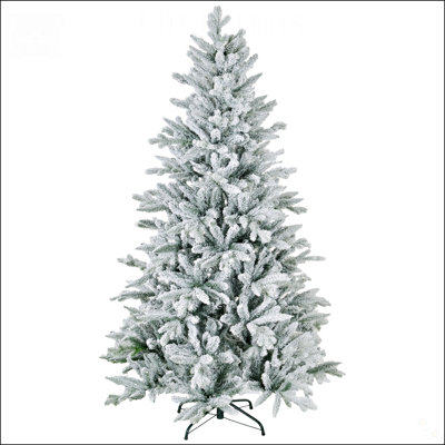 Snow Flocked Artificial Christmas Tree With 1401 Tips