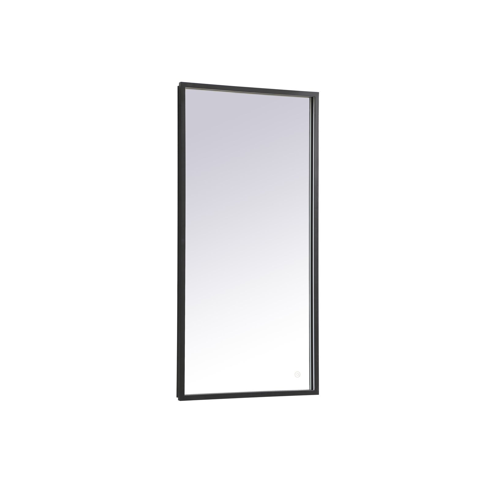Piche Aluminium Mirror, Black, 20" x 40"