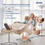 Fauteuil inclinable massant et massant avec repose-pieds, haut-parleur Bluetooth et chargeur intégré NEAUUS. Fauteuil de massage portatif Shiatsu-134227194