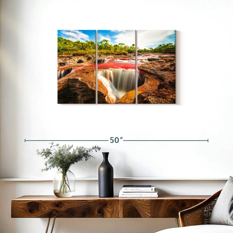 Cascade Alvord Cano Cristales, H 20 po x l 33 po