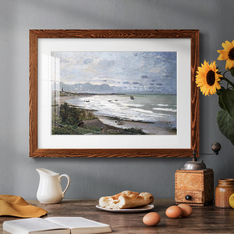 " The Beach At Saint ", 18" H x 26" W, Maple