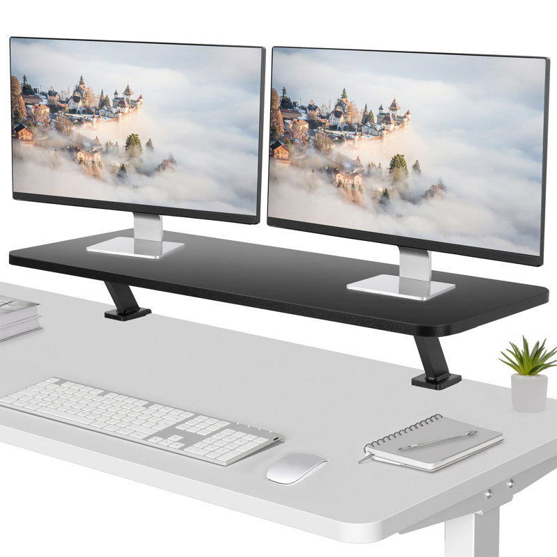 Clamp-on 40in Shelf Monitor Riser