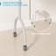 Table de manucure pliante portable avec lampe à DEL et ventilateur collecteur de poussière - Station mobile tout-en-un Nail Tech pour un usage domestique et professionnel, 4 roues verrouillables, coussin de poignet et sac de transport, rose / blanc / no-411815527