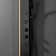 4-Jet Rainfall Shower Panel System With LED Light Spa Jets Rainfall Waterfall Shower Head Finish In Black