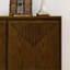 Buffet Mid-Century moderne en noyer foncé