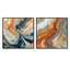 Rosalinda - Ensemble de 2 collages carrés abstraits-101855431-101855434