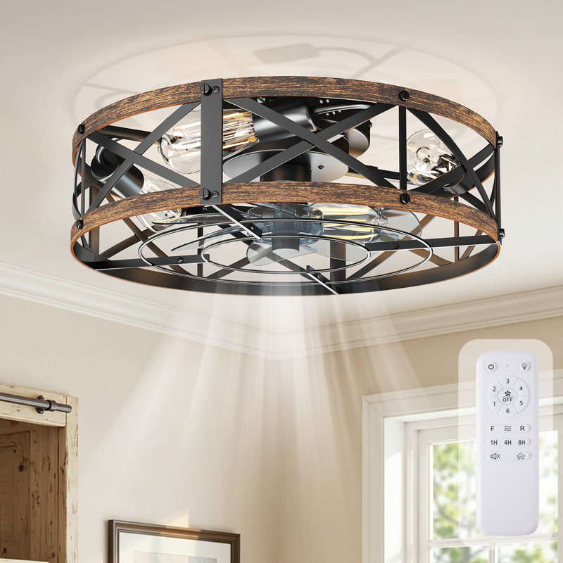 Ventilateur de plafond 19 po, Doré, 19"