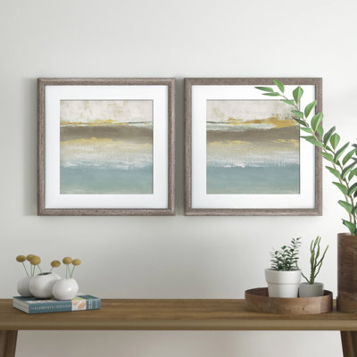 «Soft Solace Détail I», ensemble de 2 reproductions encadrées