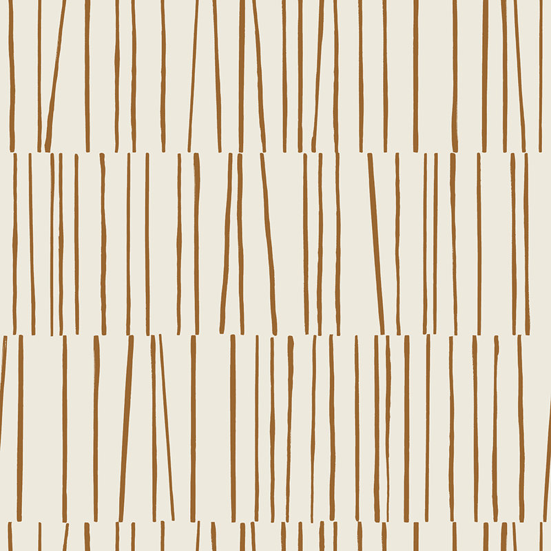 Papier peint adhésif décalé par Bobby Berk, Beige