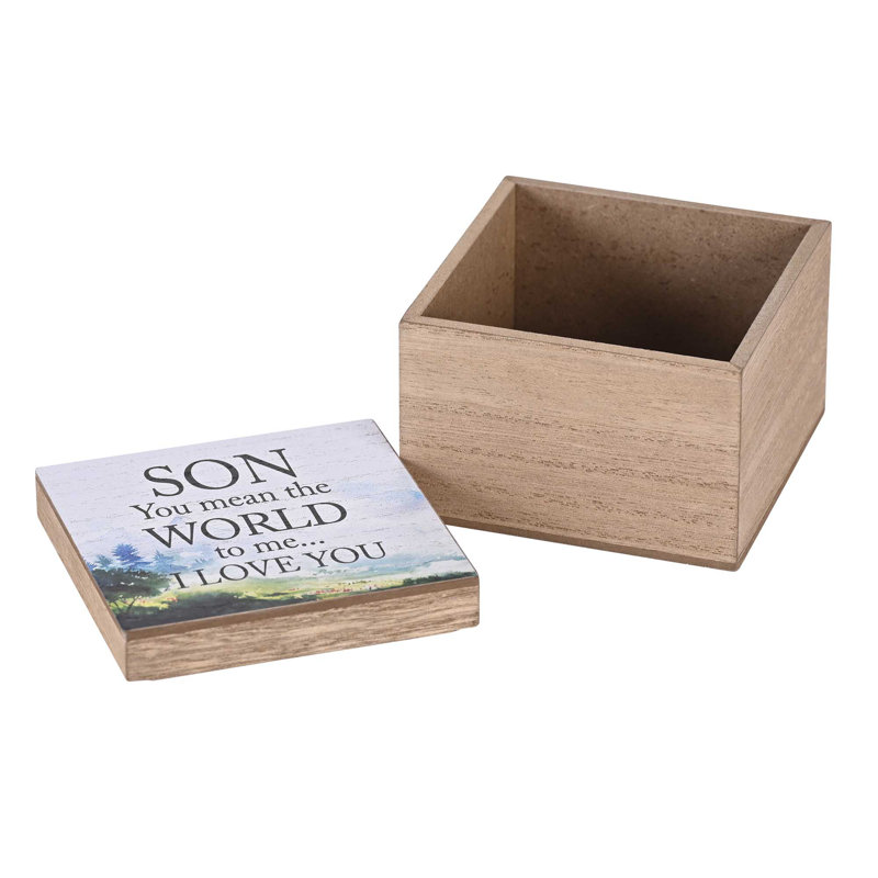 Jissell Manufactured Wood Memory Box