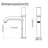 Single-Hole and Mounting / Installation Required -handle Bathroom Faucet-98199987