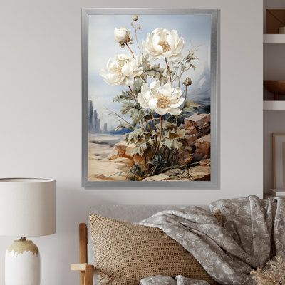 White Vintage Botanicals, reproduction d'art sur toile