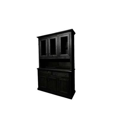 Ebenal Sideboard with Bar Hutch