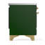 Cuisinière à induction 36 pouces avec 6 éléments à induction en vert émeraude Majestic III Series (garniture laiton)-124828846-124828848