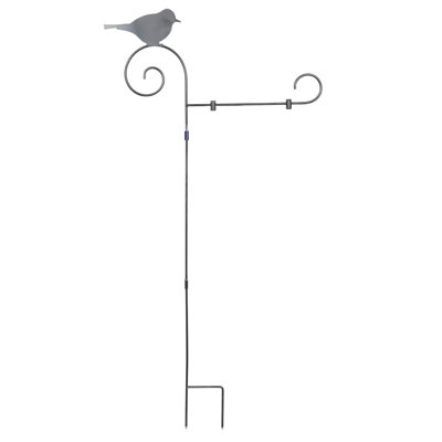 Bird Silhouette Garden Flag Holder Stake