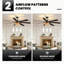 Ventilateurs de plafond 72 po 72 po Boho