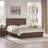Farmhouse High Headboard Wood Platform Bed-368227451-368227444