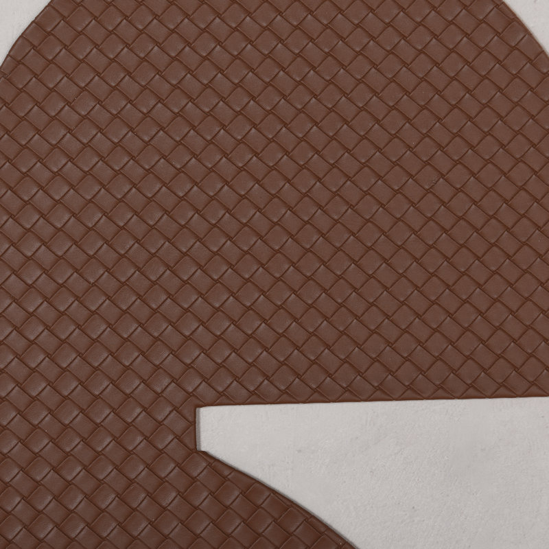 «Abstract Leather II» - art mural mixte